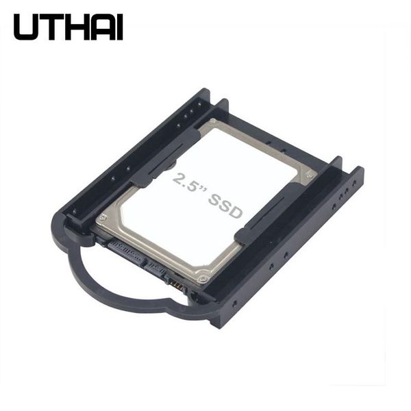 Adattatori Uthai G05 da 2,5 a 3,5 pollici di trazione rigida SSD STAFFA FRAFIT FREE AUST SULD DRISH DRIVE HDD PC Adattatore convertitore PC HDD