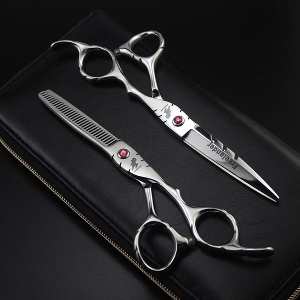 Blade Freelander da 5,5/6 pollici Forbici per parrucchiere Barber Shop Forniture Professional Hairswressing Scissors per tagliare i capelli