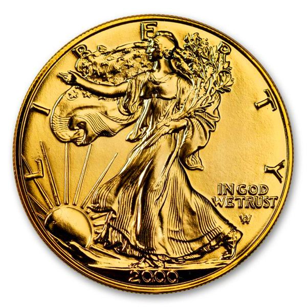 2000 Lliberty Distintivo Núcleo de Latão Banhado a Ouro Real Moeda Colecionável de Lembrança Águia 40 mm Decoração