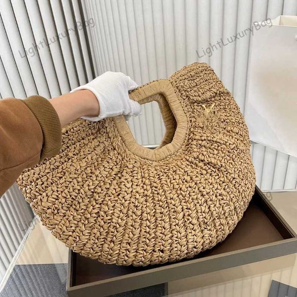 7A Дизайнерский соломенная сумка мода большая мощность сумочки женщины вязание крючком Tote Luxury Famous Brand Retro Shopping Swelle