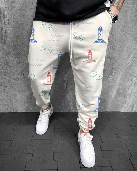 Pantaloni da uomo Streetwear da uomo Gradient Pantaloni stampati in 3D Lounge Mens oversize XS-5XL