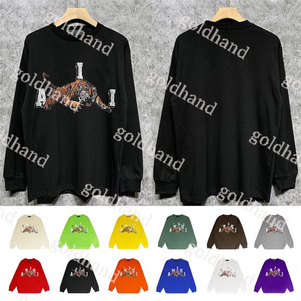 Neue Designer Herren Sweatshirts Luxus Tiger Gedruckt High Steet Hoodies Männer Hoody Langarm Kleidung Plus Größe Pullover