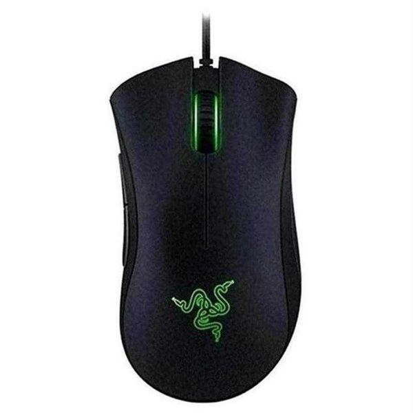 Razer Deathadder Chroma Многоцветная эргономическая упрощенная игровая мышь 6400 DPI Датчик комфортабельный Grip Worlds Computer Gaming Mouse For256w2ypq