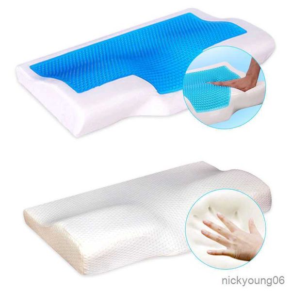 Travesseiros para maternidade Travesseiro de espuma viscoelástica 50x30cm/60x35cm Lento rebote Macio Ice-cool Gel Conforto Relaxar Para