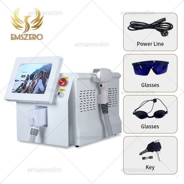 Salone di bellezza High Power Platinum RF 2000W Laser a diodi per depilazione permanente 755nm 808nm 1064nm Laser a diodi a tre lunghezze d'onda