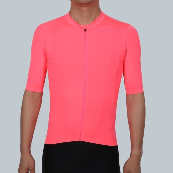 Radsport-Shirts Tops SPEXCEL Fluoreszenz Pink PRO TEAM AERO 2 Radtrikot Kurzarm Männer Frauen Est-Technologie Stoff Qualität 230601