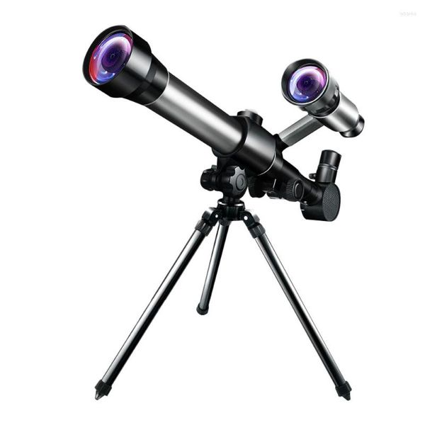 Telescopio Outdoor High Clear Astronomico Rifrazione Scienze Insegnamento Giocattolo W 20X 30X 40X Ingrandimento Oculari Treppiede