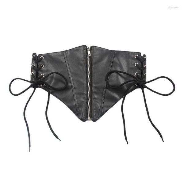 Cinture Donna Colore nero Sollevare indietro Corsetto elastico sexy per top lingerie