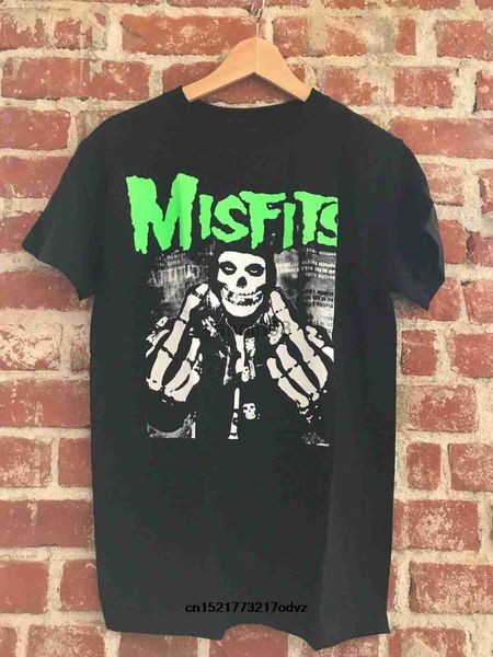 Camisetas Masculinas Camisetas Masculinas The Misfits Anniversary Graphic S Cool T-Shirt Funny T-Shirt Novidade Tshirt Feminino J230602