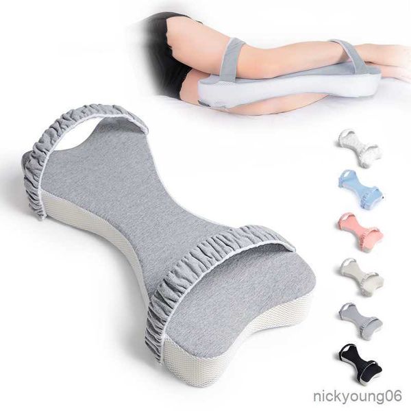 Mutterschaftskissen, Kniekissen mit elastischem Riemen, Bein zum Schlafen, Memory-Schaum, unterstützt Rückenschmerzen