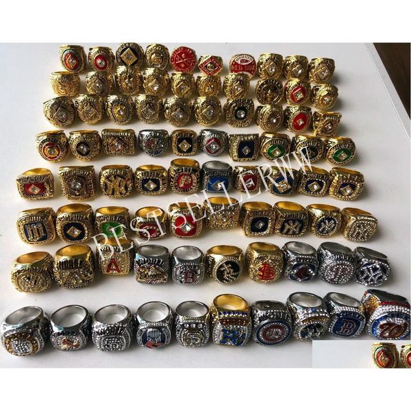 Cluster Rings 118pcs 1903 2023 World Series Baseball Champions Championship Set St