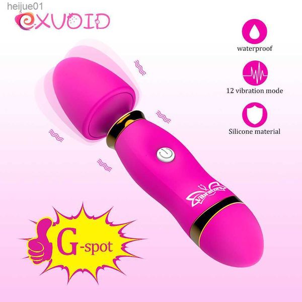 Exvoid Orgasm Av Stick s Klitoris Stimulieren G-punkt Massagegerät Zauberstab Dildo Vibrator Sexspielzeug für Frauen Erwachsene Produkte 2QXD L230518