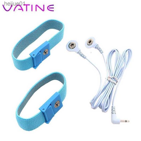 Sex Toy Massager Vatine Estensore del pene con cavo Stimolatore di scosse elettriche Giocattoli per uomini Cock Rings Prodotti per adulti a tema L230518