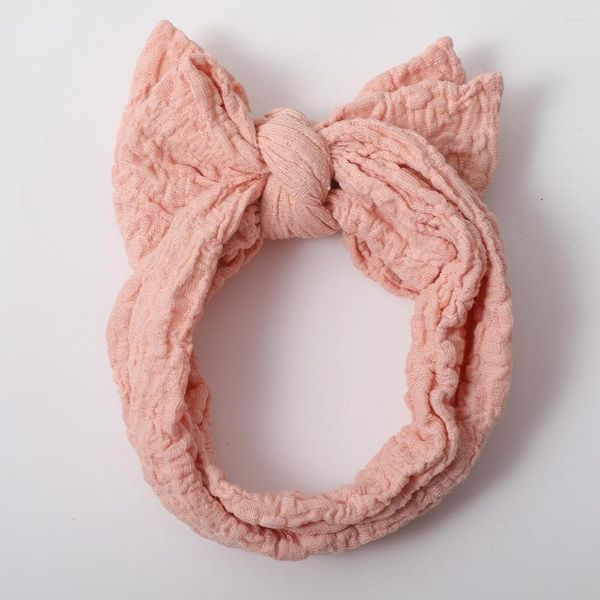 Accessori per capelli Cute Bowknot Baby Headband High Stretch Ruffle Fabric Copricapo a doppio strato Fashion Band Stuff