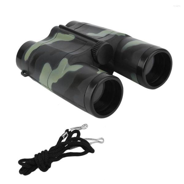 Telescopio Camouflage Green 4X Binocolo Bambini Giocattoli per bambini Strumenti per arrampicata da campeggio all'aperto Occhiali da viaggio