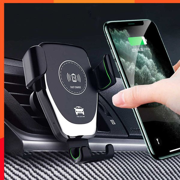 Yeni Mount Gravity Mobil Stand Kablosuz Şarj Cihazı Hızlı Araba Telefon Tutucu GPS iPhone 8 XR XIAOMI 9 SAMSUNG S9 S8