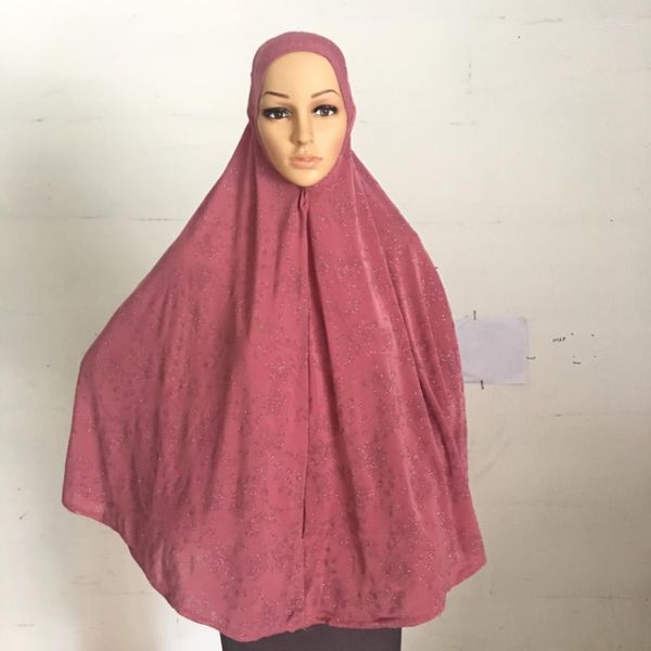 Ethnische Kleidung H051, große Größe XL, 100–90 cm, muslimischer Gebets-Hijab, Amira, zum Überziehen, Kopftuch, islamische Schals, lange obere Abdeckung, Turban-Kappen, Motorhaube