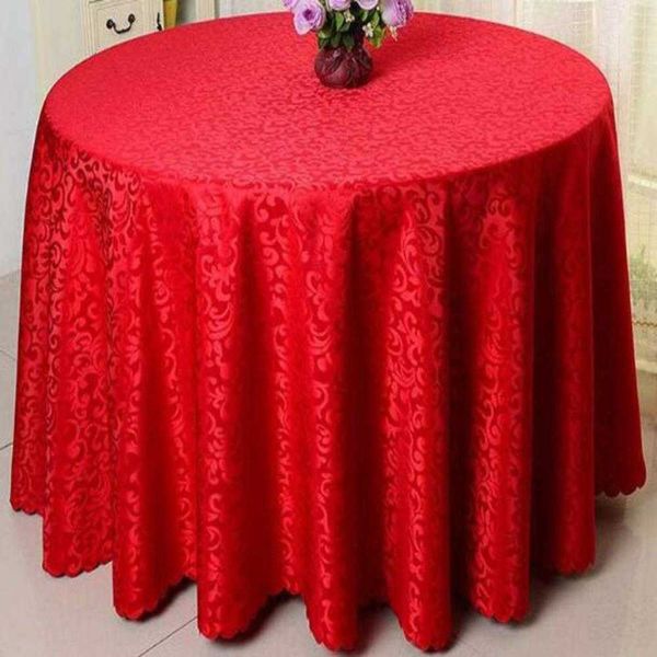 Sobreposição de toalha de mesa Suprimentos de hotel Hotel casamento reunião muitas cores toalha de mesa festa mesa redonda pano de refeição transparente
