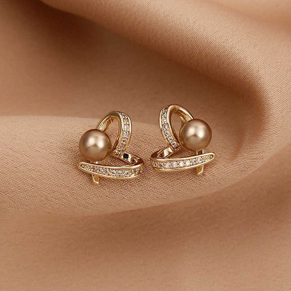 New Simple Small Pearl Sweetheart Rate Orecchini Moda Donna Gioielli Accessori regalo G230602