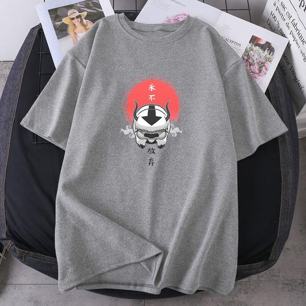 Camisetas femininas T-shirts Woman Avatar The Last Airbender Summer Hip Hop Lady Roupas com gola O Harajuku Tees de manga curta Oversize 2023