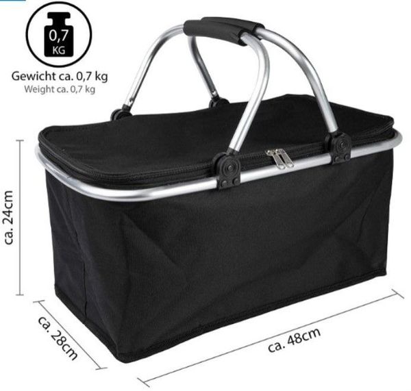 Borsa per il pranzo da picnic portatile Borsa per il raffreddamento del ghiaccio Cestino da viaggio Cestino per la spesa Borsa per la spesa QH1