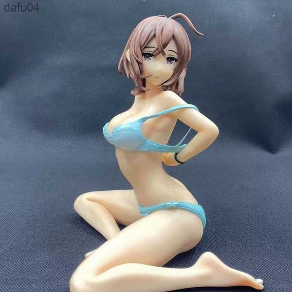 18cm Peito macio Mm Morning Girl Cartoon Anime Figura de ação Roupa de banho Sexy Modelo Toy Decorações Coleções L230522