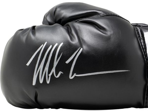 Tyson II autografado e assinado luva colecionável autografada