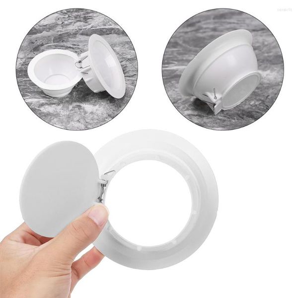 Set di accessori per il bagno Tappo per deodorante per WC Tubo per fognatura rotondo Scarico del lavandino Scarico del riflusso Impedire il raccordo in plastica del filtro per cucina e bagno