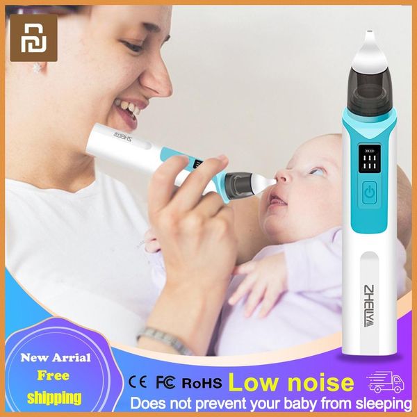 Irrigador YouPin recarregável de bebê limpador de nariz de bebê Silicone ajustável