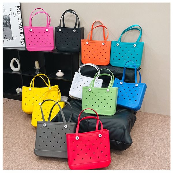 Bolsas de grande capacidade Bogg Designers de luxo Bolsas de praia PVC Feminina Bolsa de ombro com alça superior Bolsas de plástico à prova d'água Bolsas de material Bolsa clutch cross body masculina Bolsa nas axilas