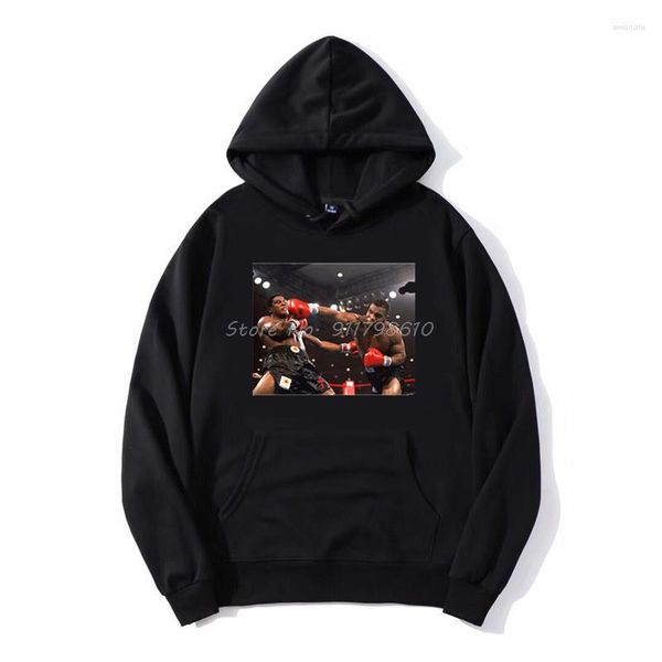 Herren Hoodies Boxing Po Poster Hoodie Männer Mit Kapuze Fleece Sweatshirt Streetwear Harajuku Oversize