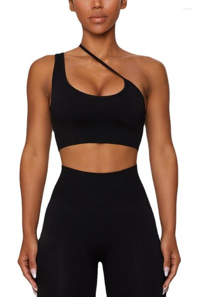 Tute da donna Primavera/estate 2023 Vendita Moda Fitness Tuta Reggiseno da corsa lavorato a maglia Pantaloncini da yoga a vita alta