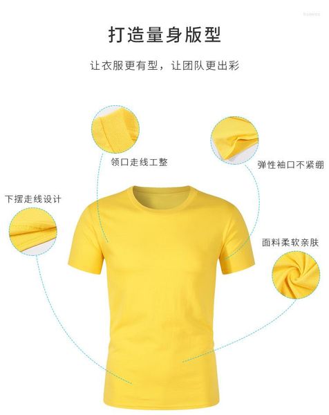 Мужская рубашка на индивидуальной рекламной рубашке оптовая футболка культурная DIY с короткими рукавами