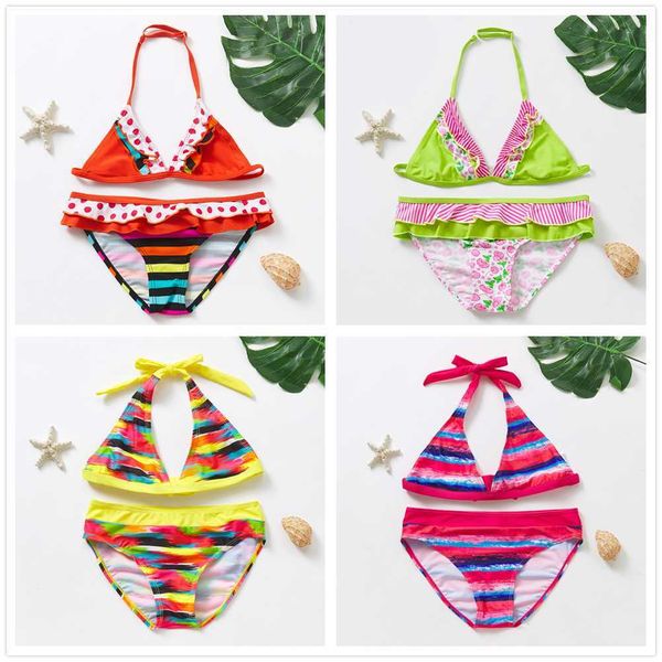 5-16y Teenage Bikini установите для детских купальных костюмов для девочек с двумя пьесами P230602