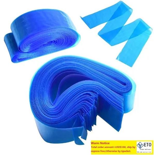 100Pcsset Blue Tattoo Clip Maniche in plastica per maniche Fornitura di sacchetti per copertine monouso per accessori per tatuaggi per macchinette per tatuaggi