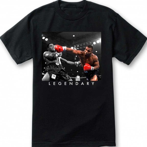 Мужская футболка для бокса легендарной футболка вентилятора Mike Tyson Boxing. Летняя хлопковая с коротким рукавом для мужской футболки с ореотом новая S-3XL J230602