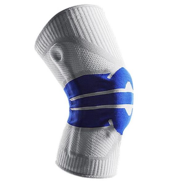 Professionelle Basketball-Kniebandage, Kompressions-Kniestütze, Federpolster, Basketball, gestrickt, Kompression, elastische Kniemanschette, Unterstützung für Sicherheit, Sport, Beinschutz