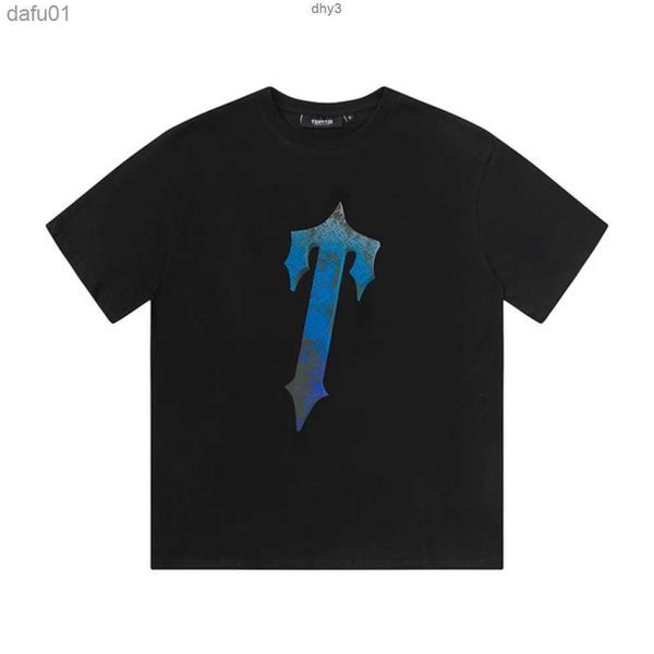 50 стилей Mens Tshirts Trapstar футболка дизайнерские рубашки рубашки из печь для припечатки