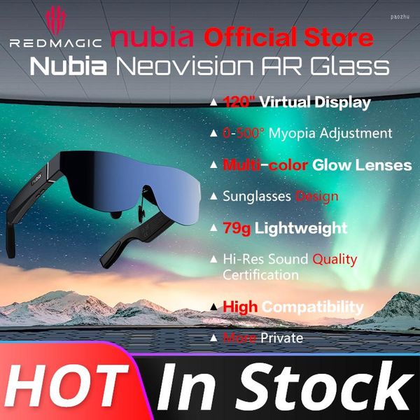 Nubia Neovision Glass Audio Visual AR Alta compatibilità Schermo enorme HD da 120 pollici Esperienza mozzafiato