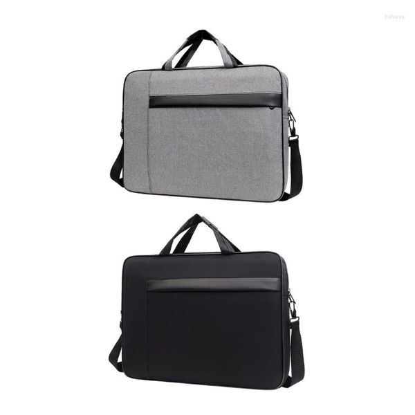 Aktentaschen Schlanke Notebook-Aktentasche - Handtasche Business-Taschen für 15,6-Zoll-Laptop Oxford-Stoff-Computertasche Spritzwassergeschützt tragbar