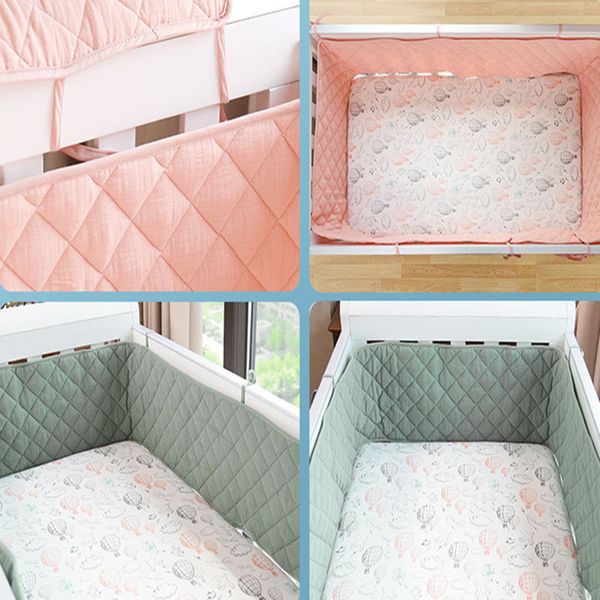 Bed Rails Born Crib Protector Комфортный плейпен детские детские кроватки на бамперы мальчики с мягкой безопасностью детские аксессуары 230601