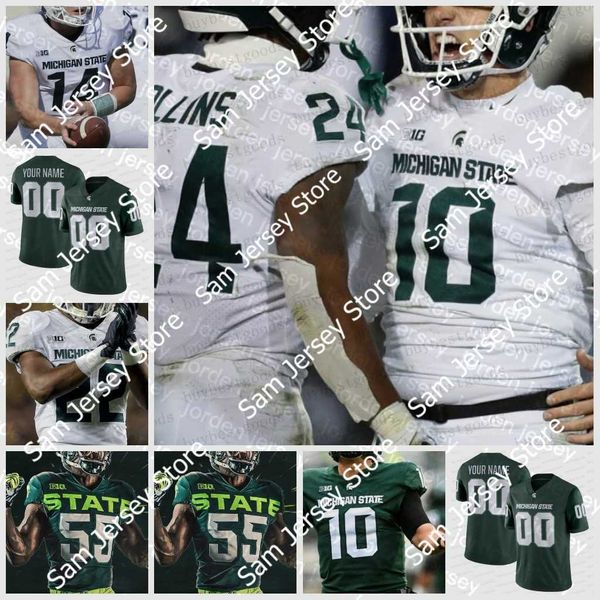 Camisas de futebol personalizadas NCAA Football Jersey 1 Jayden Reed 8 Jalen Berger 10 Payton Thorne 0 Keon Coleman 12 Katin Houser 14 Noah Kim Andrew Schorfhaar Jerseys Stitche