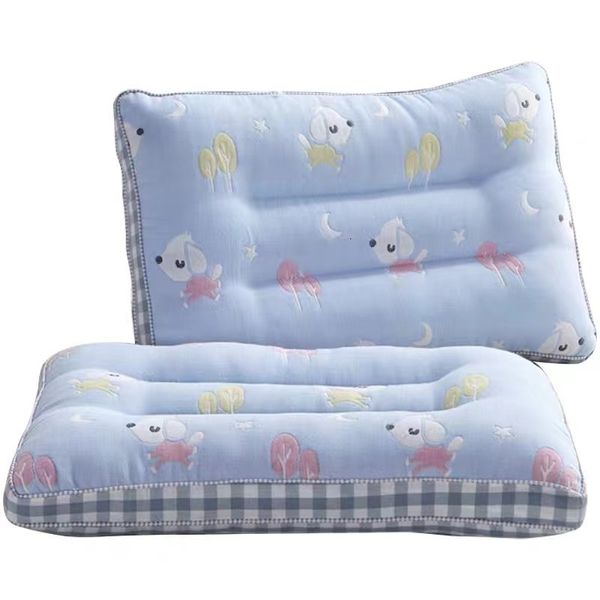 Cuscini Lovely Baby Toddler Bedding Cotton Kids Sleeping Positioner nato Boy Girl Head Cushion Anti Roll Support Pad 230601