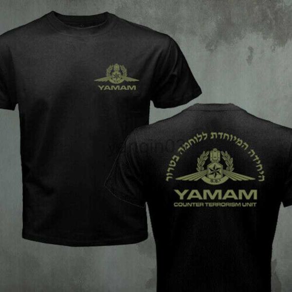Erkek Tişörtleri İsrail Polis Yamam Terörist Birim Swat Özel Kuvvetler T-Shirt Premium Pamuk Kısa Kollu O yaka Erkek Tişört Yeni S-3XL J230602