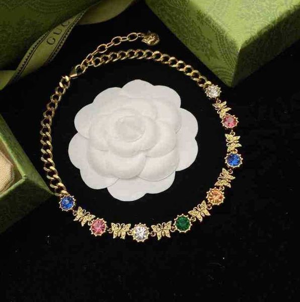 Дизайнерское ювелирное кольцо кольцо высокого качества аксессуаров инкрустации с красочной алмазной бабочкой