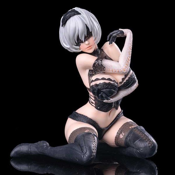 NUOVO 20 cm NieR Automata 2B YoRHa PVC Cute Sexy Girl Action Figure Anime Figurine Collection Modello Doll Toys Regalo L230522