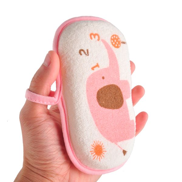 Asciugamani Lavaggio Guanti Cute Kids Baby Cotton Doccia Spugna da bagno Strofinare Elefante del fumetto Asciugamano per il corpo Neonato Toddle nato Spazzole Soft 230601