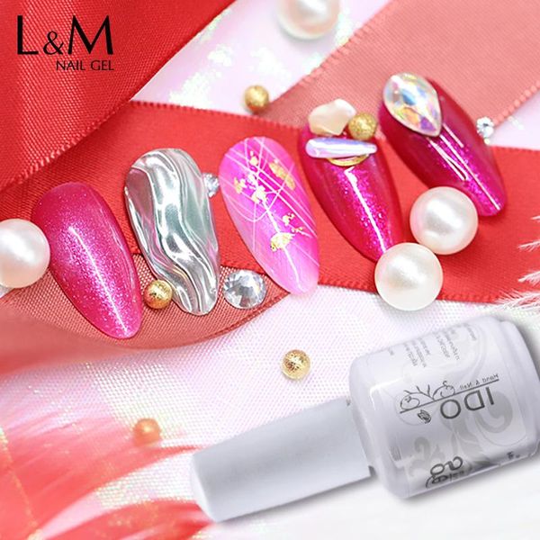 Kits 12pcs Conjunto Ido Shining Purple Color Series Polishine Polish de alta qualidade LED Mergulhe de UV Shimmer Nails Arte Beleza Longo Gel Longo