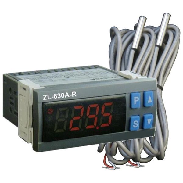 Controlador ZL630ar, controlador de temperatura RS485, controlador de temperatura de armazenamento a frio digital, termostato, com modbus