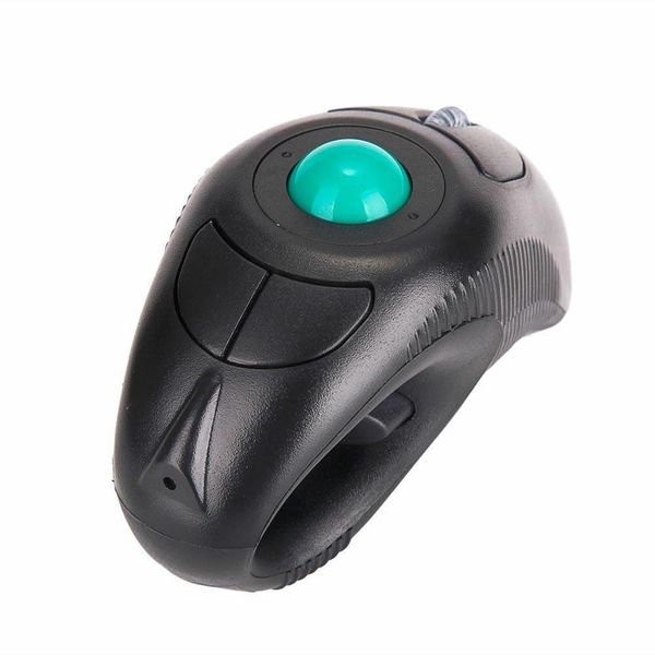 Ratos 1 Pcs Novo USB Sem Fio PC Laptop Dedo HandHeld Trackball Mouse Ratos